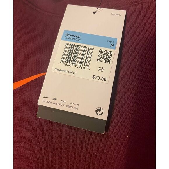 Virginia Tech Hokies Women's Club Hooded Sweatshirt - Picture 3 of 6